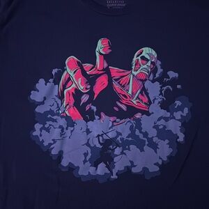 Attack on Titan LootCrate blue T-shirt